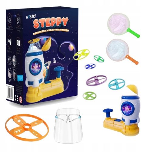 FRESBEE LETEĆI DISK PROPELLER LUNCHER IGRAČKA ZA WEB SET KIT