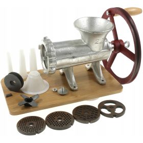   Stroj za mljevenje mesa Rossner Austria sa 22 kotačića za punjenje mesa i 4 sita