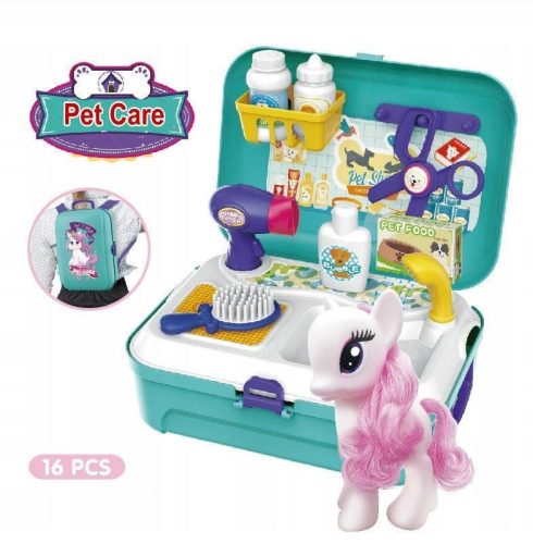 SALON LJEPOTE SET U KOFERU + PONY KONJ