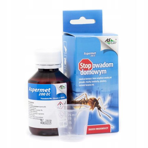 Tekućina protiv žohara, krpelja, komaraca, moljaca, mrava, muha, stjenica, srebrnih ribica Asplant 0,1 kg 100 ml