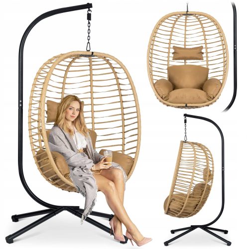 Vrtna viseća stolica - Samostojeća viseća fotelja Sofatel 91,5 cm 135 kg