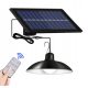 Vrtna viseća lampa - Aptel viseća lampa 3,5 W crna