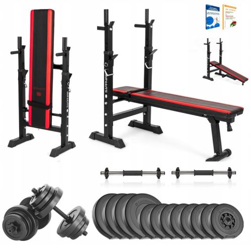  SAPPHIRE GYM 36kg bodybuilding SET BENCH bars UTEGI bučice
