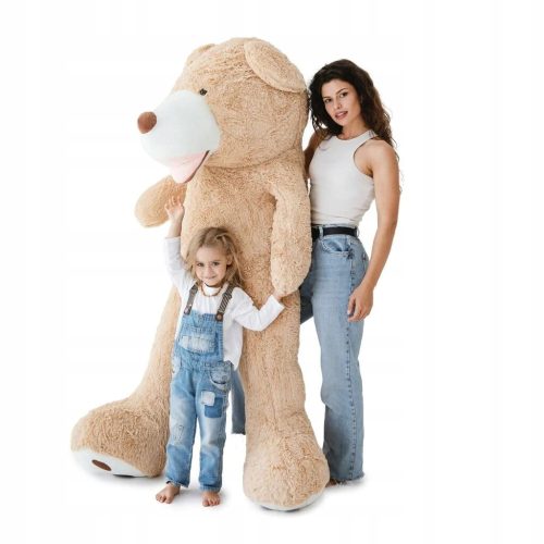 Veliki plišani medvjed, 200 cm - Gigantska plišana igračka za bebe - Medvjed za djecu - Veliki plišani medvjed - Poklon za djevojčice, Ideje za rođendanski poklon, Za djecu, smeđi.