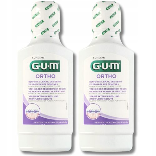 Sunstar GUM Ortho Aparat vodica za ispiranje usta 300 ml