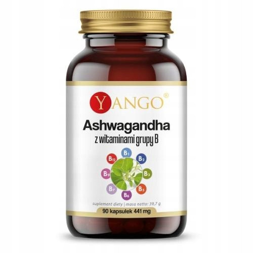 YANGO Ashwagandha s vitaminima B, 90 kapsula