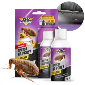   No Pest® Flea Shot 50 ml koncentrat protiv buha i ličinki - tekući pripravak u spreju za unutarnju i vanjsku upotrebu
