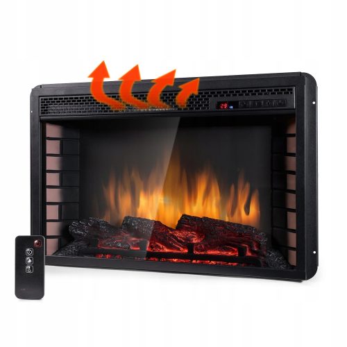 Električni ugradbeni kamin s funkcijom grijanja 1800W konvektor
