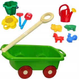 VUČNA KOLICA ZA PIJESAK - SET 4U1