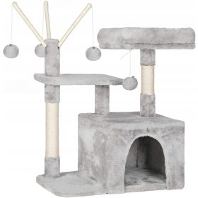 Visoka kućica za grebanje, Songmics toranj 72 cm