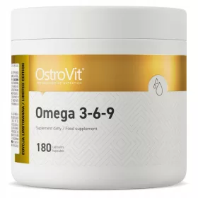   Omega 3-6-9 Kapsule s Dodatkom Vitamina E - 180 Kapsula za Zdravlje Srca i Mozga