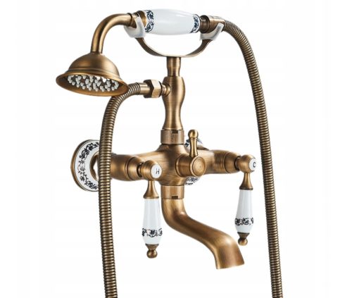 RETRO CLASSIC ZIDNA GOLD slavina za kadu