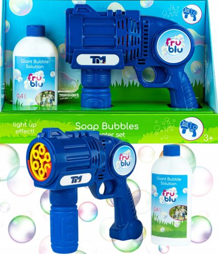 SHOOTER FRU BLU Miotajuća pucačina mjehurića 400 ml plave tekućine
