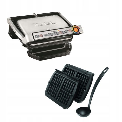 Električni roštilj Tefal Optigrill+ GC712D za savršene gofropane specijalitete s 2000 W snage