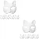 Mačka Maska za lice Halloween Masks Fox Base 10 kom