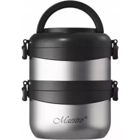  Termosica za večeru Maestro 1,5 l, crna, nijanse sive, srebrna