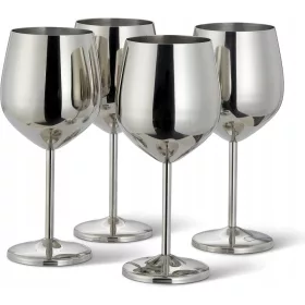Oak & Steel - 4 N čelične čaše za vino