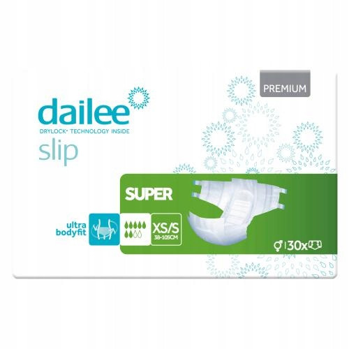 Anatomske pelene DAILEE Slip Premium Super XS/S, 30 kom