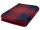 LIVARNO HOME Deluxe Poliesterska Deka 150 cm x 200 cm - Crna sa Nijansama Crvene