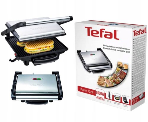 Električni vrtni roštilj - Tefal GC712D12 sklopivi električni roštilj srebrno/siva 2000 W