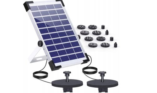 AISITIN solarna pumpa 5,5 W za fontane Do 500 l/h