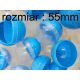 Plavi plastični spremnik za kapsule 55mm 100 komada