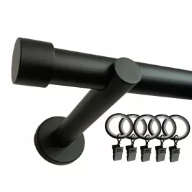  Karnišna jednostruka 25/250cm BLACK LOFT žabe.