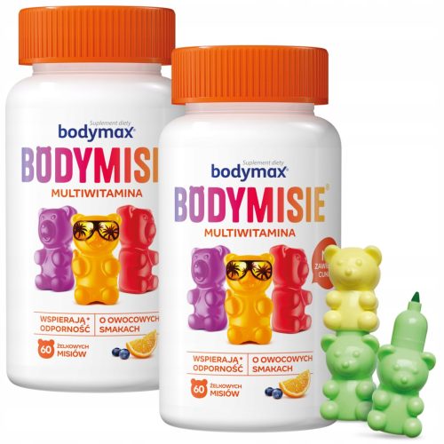 Bodymax Bodymisie - Multivitaminski Želeći s Voćnim Okusima - Želeći za Cijelu Obitelj