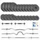 Set za bodybuilding Sapphire Solid 115, 180 cm / 25 mm, 115 kg