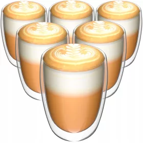 Kava latte termo čaše Miowi 350 ml 6 kom