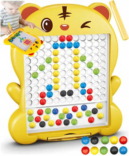 Magnetna Mozaik Ploča MagPad Montessori Magnetni Blokovi