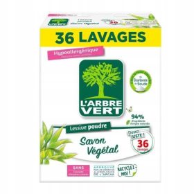    L'ARBRE VERT Vegatal Soap prašak za pranje 36 pranja 1,8kg
