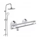 Grohe GROHTHERM 500 kromirana slavina za tuš + set za tuš Laveo Leste