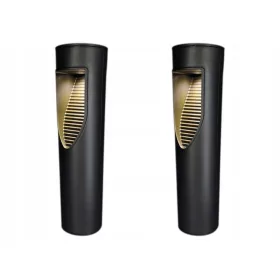  Ugradbena solarna svjetiljka LED Plus crna 45 cm 2 kom.