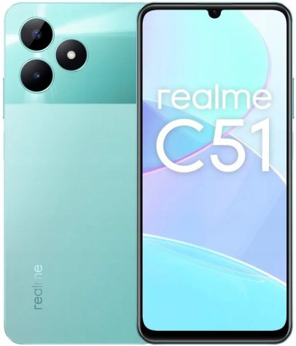 realme C51 pametni telefon 4/128GB 6,74" Mint DualSIM