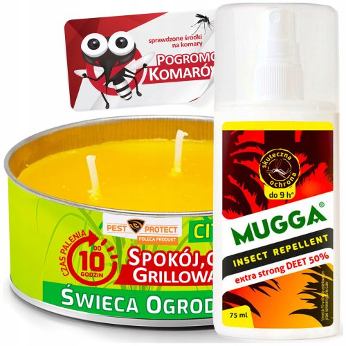  Svijeća protiv komaraca i muha Mosquito Killers 0,2 kg 380 ml