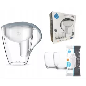 Dafi Astra Classic LED vrč 3l + Filter + 2 čaše Siva