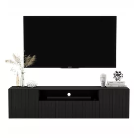   Luksuzni viseći TV ormarić Glamour ELPIS 2, crna mat, 150 cm