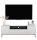 Glamour TV stalak ELPIS 2, Glamour Komoda, Mat Bijela, 150 cm