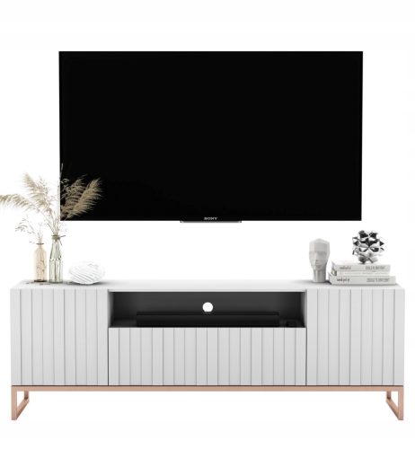 Glamour TV stalak ELPIS 2, Glamour Komoda, Mat Bijela, 150 cm