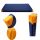 TOFFEL Ultra Comfort Gimnastički Madrac Plavi 200 cm x 120 cm x 5 cm