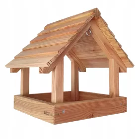   Hranilica za ptice za balkon od drveta masnog drveta North Home