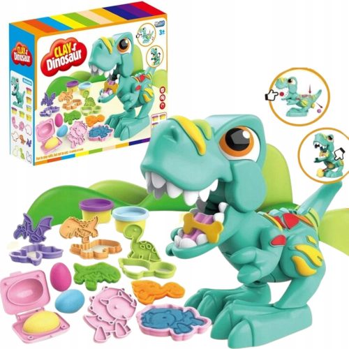 KREMA ZA OBLIKOVANJE CIJASTOLINA ZA HRANJENJE DINOSAURA + SET DODATAKA