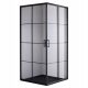Hydrosan BL32A tuš kabina 80x80 CRNA klizna vrata 80x80 cm