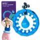 Hula hoop s obremenom DrFit, plave boje, 120 cm