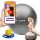  DrFit Gym lopta za rehabilitaciju s pumpom, 75 cm, siva