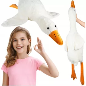 PLIŠANA GUSKA VELIKA PODUZNA MASKOTA PLUSZOWA XXXL 130 cm