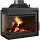 Kratki Simple crni zračni kamin od 8 kW