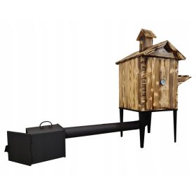 Roštilj na drveni ugljen - pušnica na drva HERBORG