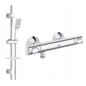   Grohe Precision kromirana slavina za tuš + Reihe Cubic izloženi tuš set